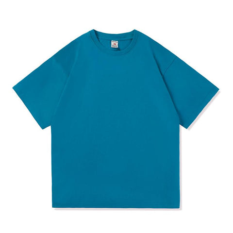 Summer Short Sleeve Men's T-shirt New Fashion Solid Loose O-Neck T-shirt-Veeddydropshipping