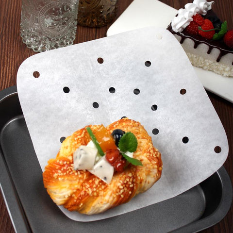 Air Fryer Paper Square Round Baking Mat-HA01184-Veeddydropshipping