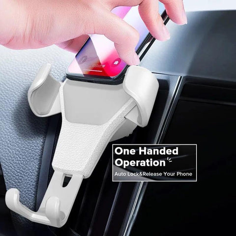 Gravity Car Holder For Phone Air Vent Clip Mount Mobile Cell Stand Smartphone GPS Support-PA00005-Veeddydropshipping