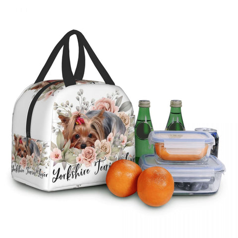Yorkshire Terrier Mom Yorkshire Terrier Dad Insulated Lunch-TB00190-Veeddydropshipping