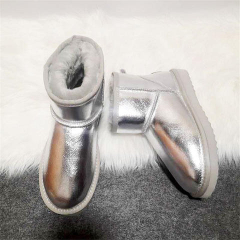 Lady Thick Plush Boots Women&#39;s Shoes Warm Shoes-BS01046-Veeddydropshipping