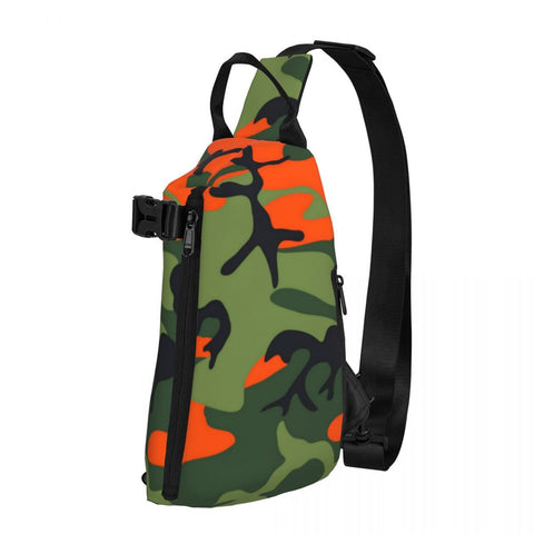 Camouflage  Cool Chest Bag Women Trip Daily Sling Bag-BS00335-Veeddydropshipping