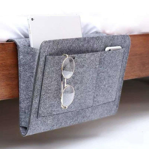 Felt Bedside Storage Bag Pouch Bed Desk-HA00824-Veeddydropshipping