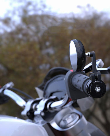 Rearview Mirror Retro Round Blue Anti-Glare Side Mirror For-AM01043-Veeddydropshipping