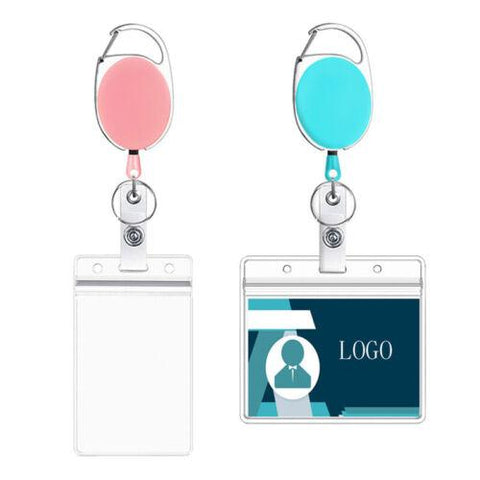 Retractable Key Chain Card Holder Key ring-WF01079-Veeddydropshipping