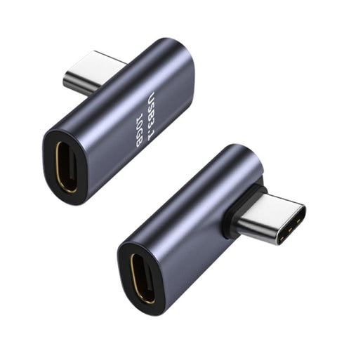 90 Degree USB C Adapter 90 Degree Right Angle Extender 3.1Gbps Low Profile-CE00142-Veeddydropshipping