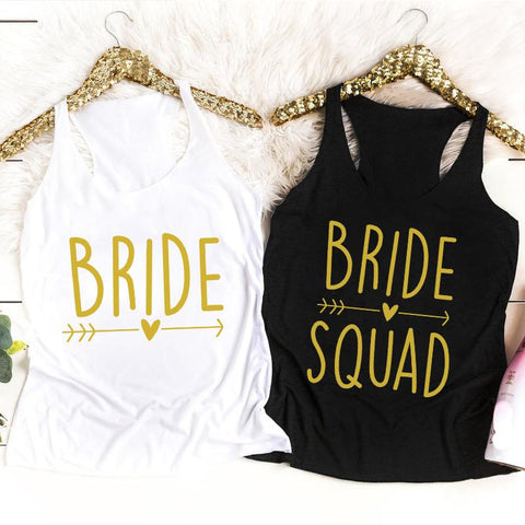 Vest Squad Arrow Heart Tank Cute Women Party Tops-Veeddydropshipping