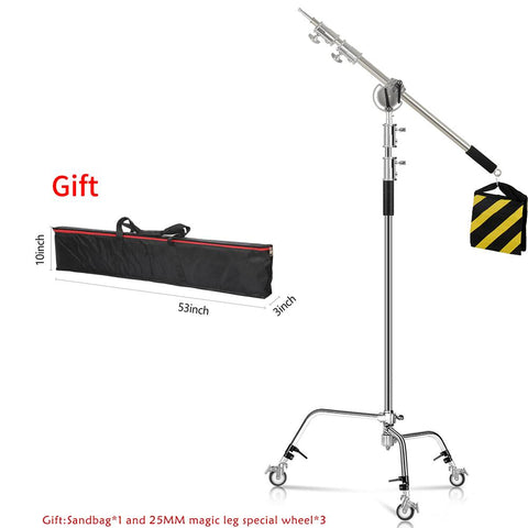 290cm Aluminum Alloy Light Stand for Camera Ring Light Live Youtube Cellphone -CE00302-Veeddydropshipping
