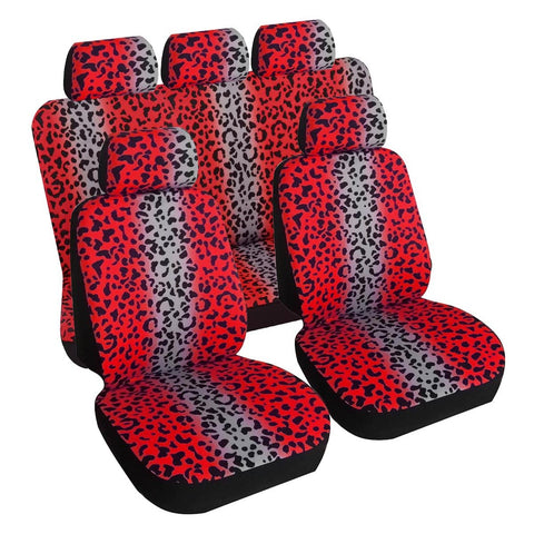 Protector Front seat Cushion Pad Mat leopard digital printing type for-AM01402-Veeddydropshipping