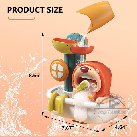 Baby Bath Toys for Kids Lion Bubble Machine Water Spray Toy For Children-TB00499-Veeddydropshipping