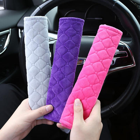 Seat Belt Covers Warm Plush Safety Belts Shoulder Protection-AM01433-Veeddydropshipping