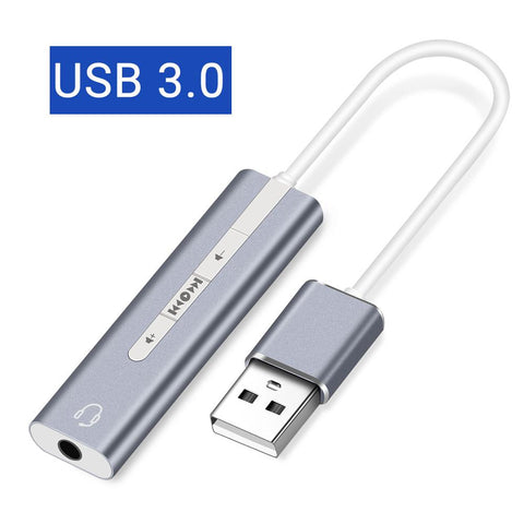 External Sound Card  Jack Audio Microphone Headphone Adapter-CO00157-Veeddydropshipping