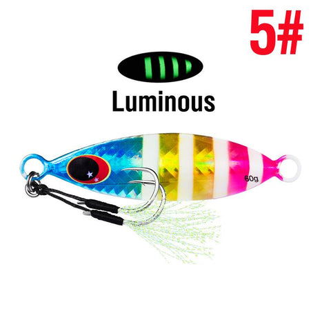 10g 20g 30g 40g 60g Metal Jig Spoon Sinking Hard Lure Artificial Bait Shore Slow Jigging -OS00422-Veeddydropshipping