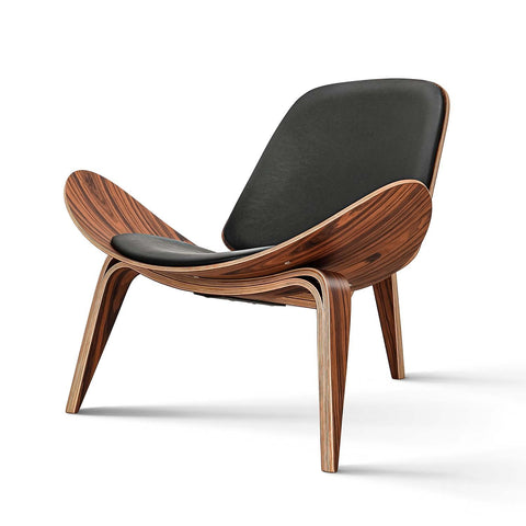 Replica Shell Chair Modern Tripod Lounge Chair-HA01688-Veeddydropshipping