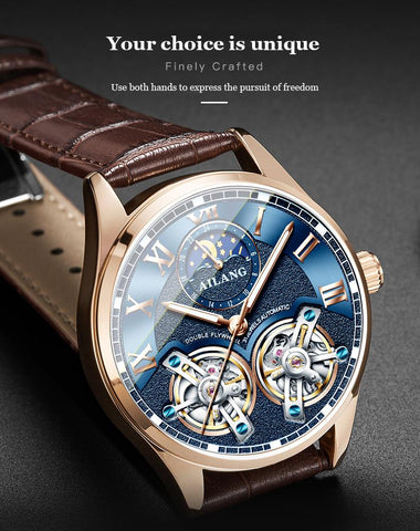 Design Double Flywheel Automatic Mechanical Watch -JW00604-Veeddydropshipping
