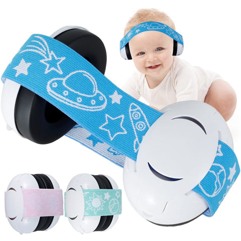 Baby Ear Defenders Noise Canceling Headphones with Elastic Strap -OS00156-Veeddydropshipping