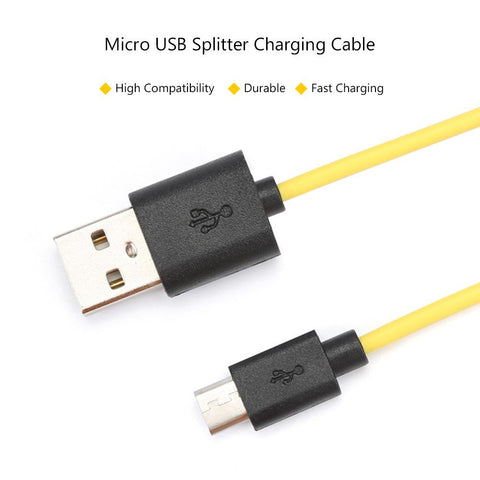 5V/2A USB 2.0 To Micro USB Splitter Cable 1/2/3/4 Micro Usb Cable Fast Charging Cord-CE01149-Veeddydropshipping