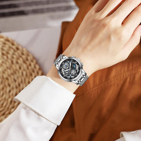Steel Bracelet Wrist Watches Fashion Waterproof-JW00908-Veeddydropshipping