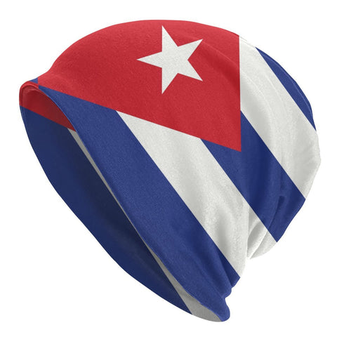 Knit Hats Adult Unisex Cuba Flag Skullies-MF00938-Veeddydropshipping