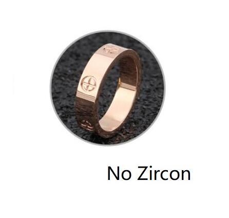 Trendy Stainless Steel Rose Gold Color Love Ring -JW00014-Veeddydropshipping
