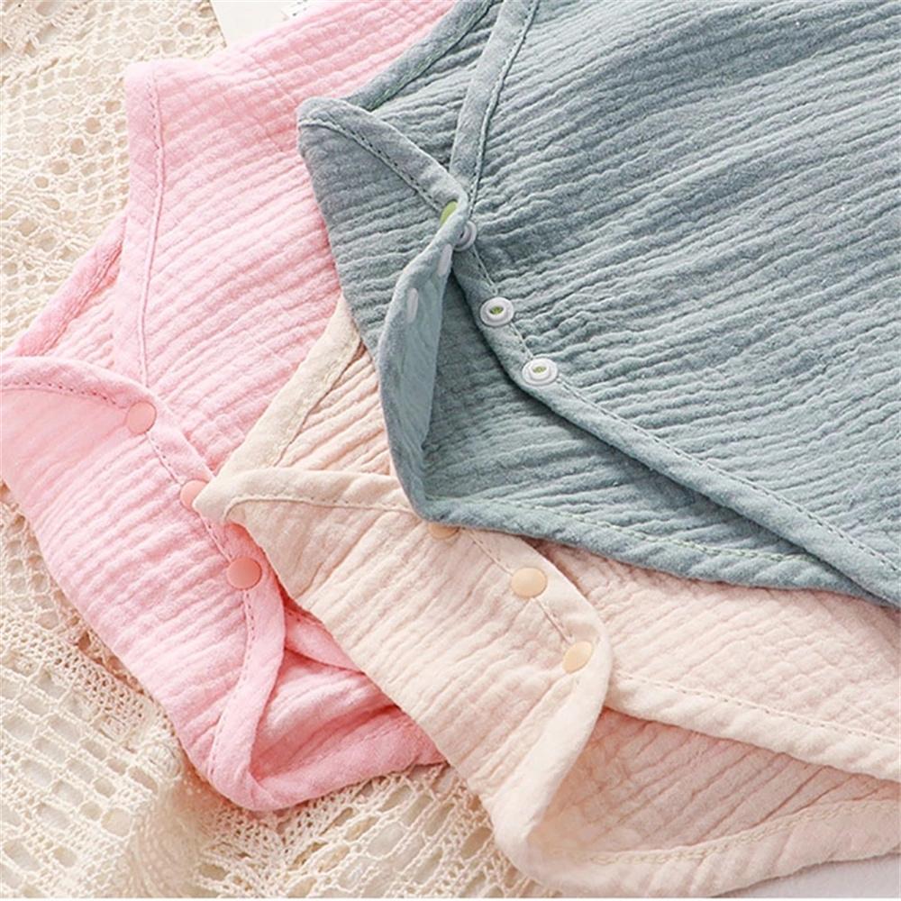 Summer Baby Boy Girl Rompers Muslin Cotton Sleeveless-Veeddydropshipping-5