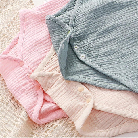 Summer Baby Boy Girl Rompers Muslin Cotton Sleeveless-Veeddydropshipping-5