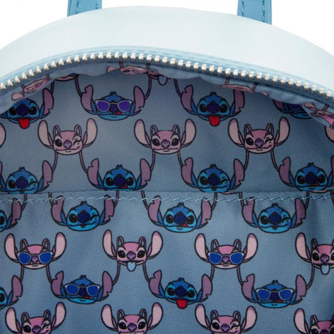 Disney Lilo &amp; Stitch Snow Cone Date Night Lovers Backpack-TB00085-Veeddydropshipping