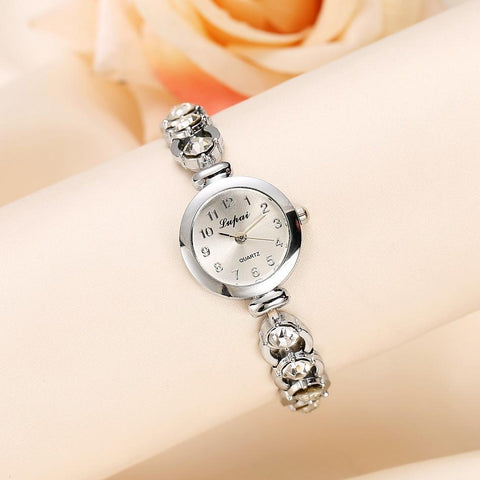 Luxury Brands Stainless Steel Crystal Bracelet Wrist Watch -JW01105-Veeddydropshipping