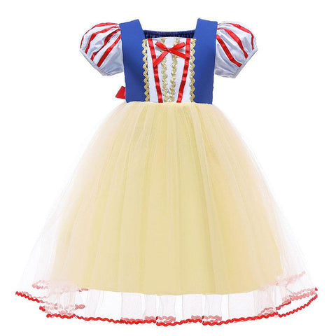 Girl Elsa Anna Dress Up Children Belle Snow White Jasmine Sofia-TB00859-Veeddydropshipping
