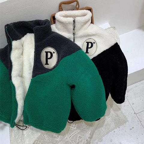Baby Kids Children Girls Boys Winter Thick Warm Fleece Coat-Veeddydropshipping
