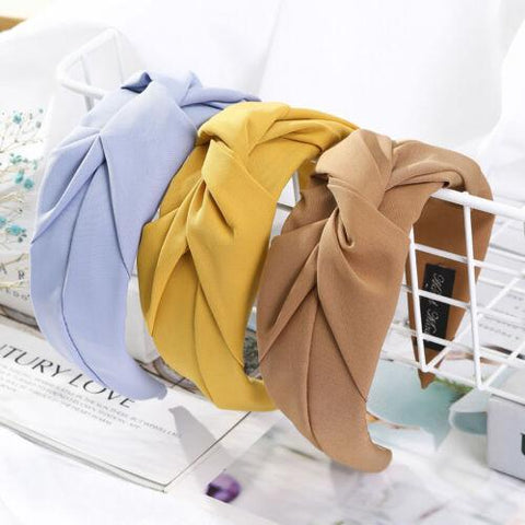 Headband Women Wide Bezel Hair Hoop-WF01099-Veeddydropshipping