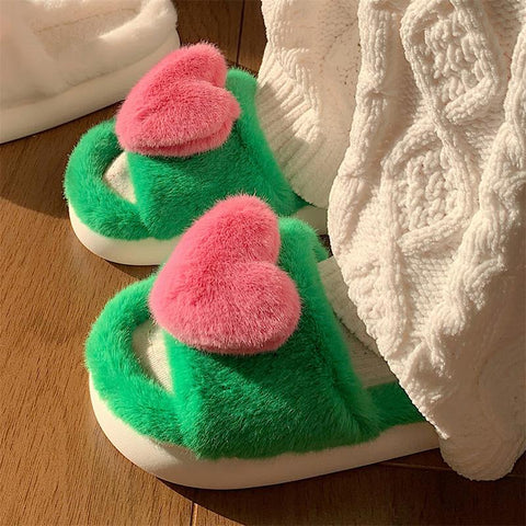 Fur Furry Thick Platform Home Warm Plush-BS01184-Veeddydropshipping