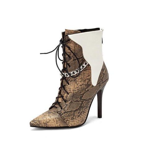 Women Spring / Autumn Fashion 11cm High Heels Pointed-BS00913-Veeddydropshipping