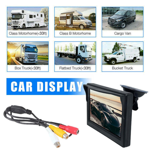 Car Monitor 4.3 inch TFT LCD HD Digital Display Monitor For Rearview Reverse-AM00690-Veeddydropshipping