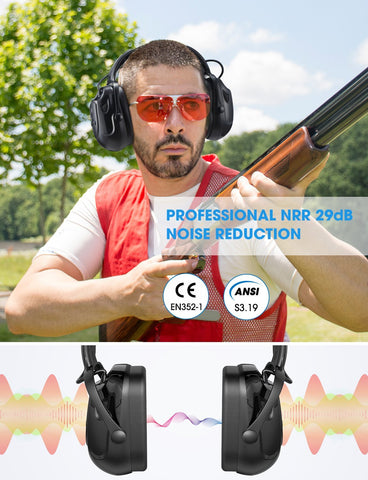 Bluetooth   Adjustable Hearing Protection Headphones-CO00672-Veeddydropshipping
