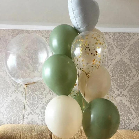 Retro Chrome Latex Balloons Set Baby Shower-HA00762-Veeddydropshipping