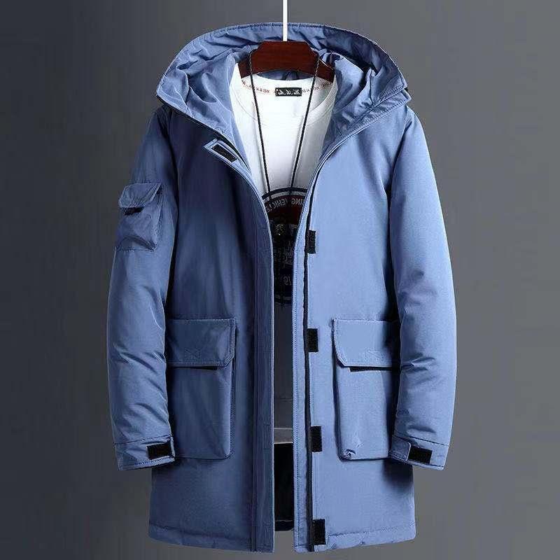 Coat Cotton Jacket Long Overcoat-MF01078-Veeddydropshipping