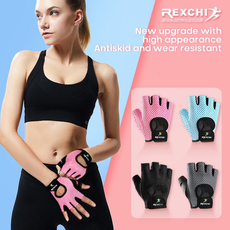 Cycling Anti-slip Anti-sweat Breathable Half Finger Gloves Men Women Professional -OS01024-Veeddydropshipping