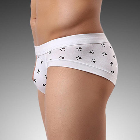 Convex Pouch Shorts Soft Breathable Stretch Briefs Low Waist Underpants-MF01654-Veeddydropshipping