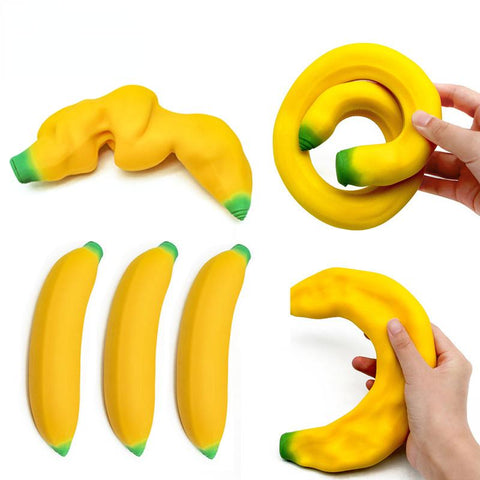 Stretchy Banana Sensory Toy Squeeze Squishy Stress Relief Toy-TB01531-Veeddydropshipping