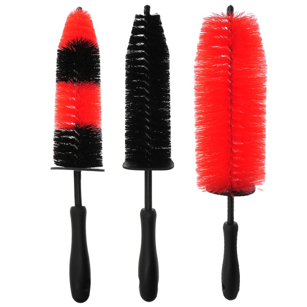 9.5inch Car Wheel Wash Brush Tyre Brush Long Soft Bristle Cleaning-AM00355-Veeddydropshipping