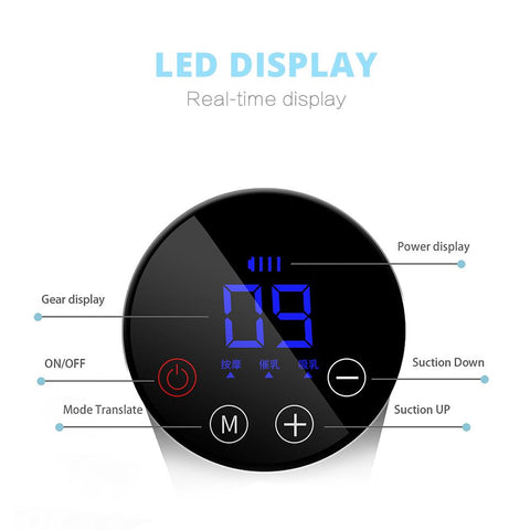 USB BPA free Electric Breast Pump Charged Easy Convenient Charged-TB00670-Veeddydropshipping