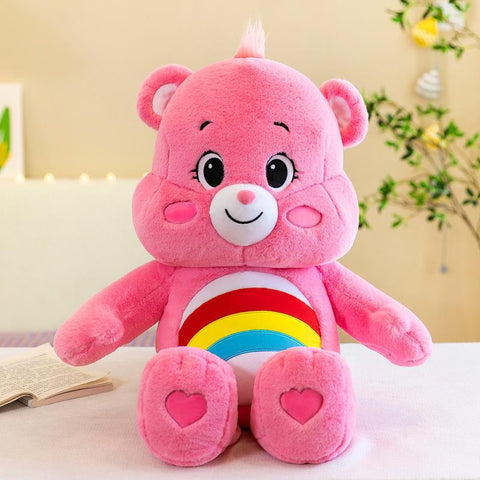 Kawaii Bear Plush Toy Doll Rainbow Anime Children&#39;s Toys-TB01584-Veeddydropshipping
