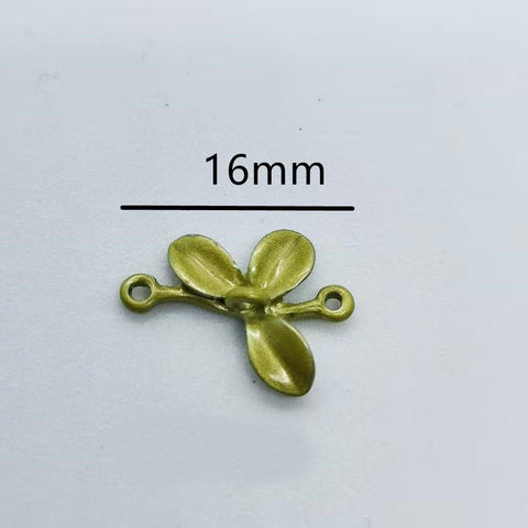 Leaves Flowers Pendant Charms Metal For DIY Jewelry Making -JW01654-Veeddydropshipping