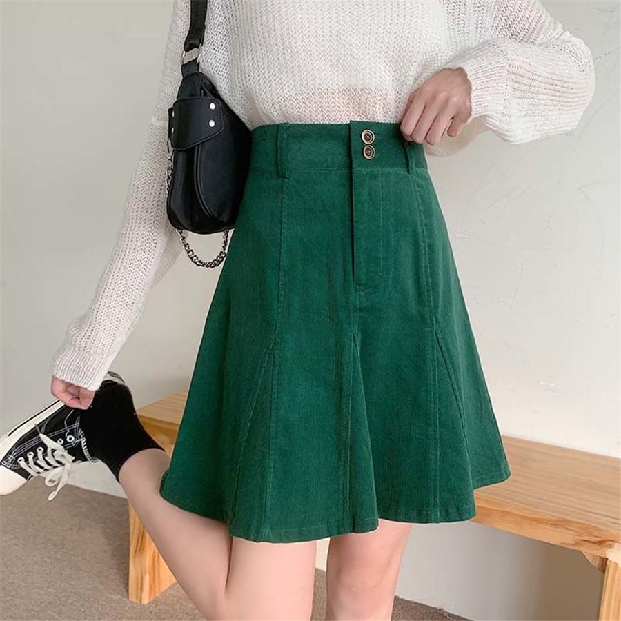 Casual High Waist Large Size Short Skirts-WF00549-Veeddydropshipping