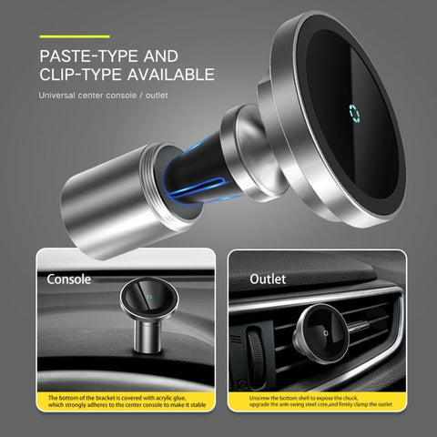 Magnetic Wireless Car Charger Mount Compatible-PA01182-Veeddydropshipping