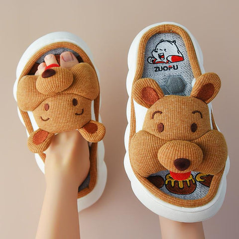 Linen Women Slippers Spring Summer Indoor Shoes-BS01211-Veeddydropshipping