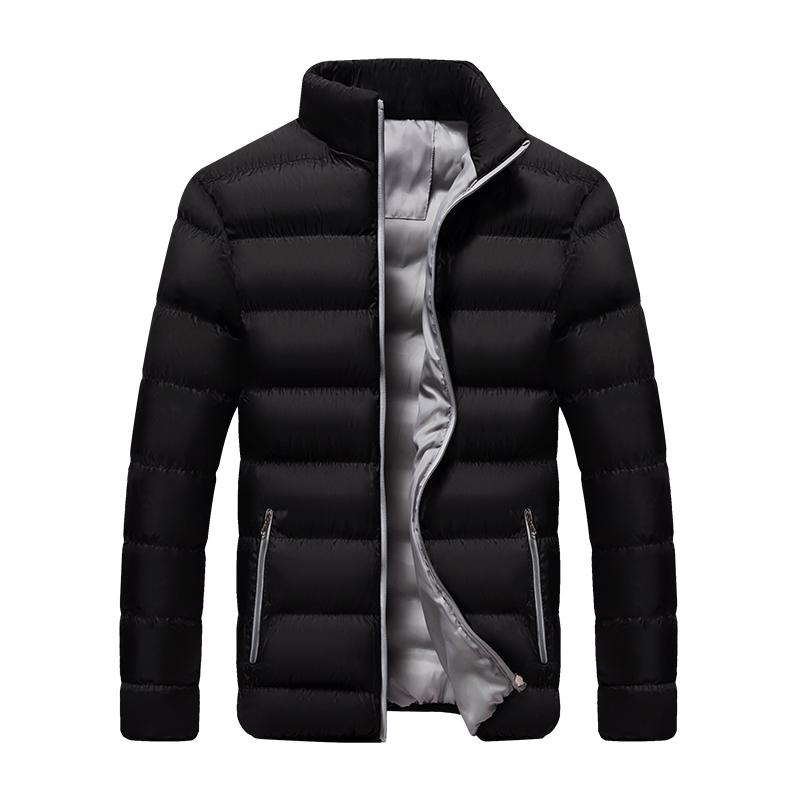 Winter Coat Cotton Coat Thickened Warm Parker Solid-Veeddydropshipping