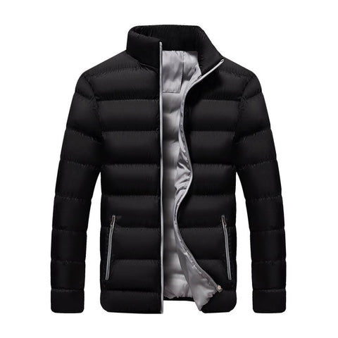 Winter Coat Cotton Coat Thickened Warm Parker Solid-Veeddydropshipping