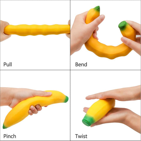 Stretchy Banana Sensory Toy Squeeze Squishy Stress Relief Toy-TB01531-Veeddydropshipping